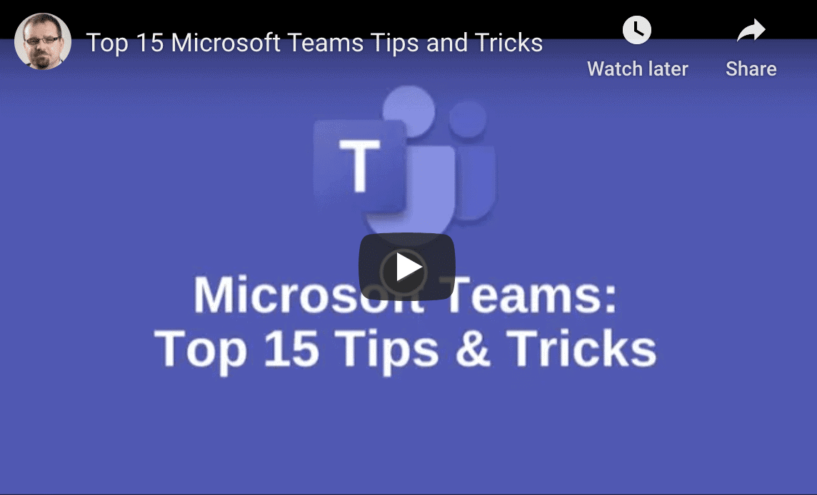 Microsoft Teams Tips and Tricks